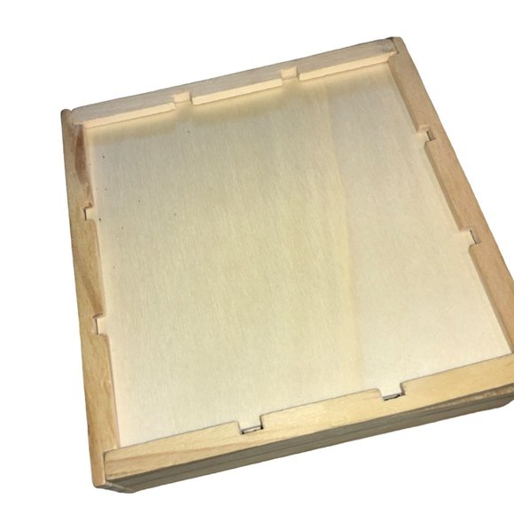 Tic Tac Toe Travel Size Wood Game - Picture 9 of 9